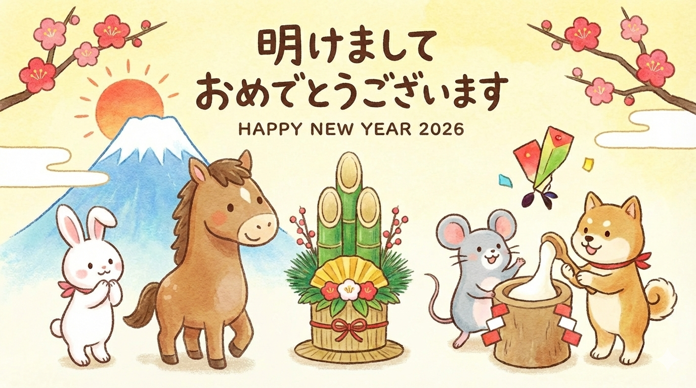 新年明けましておめでとうございます